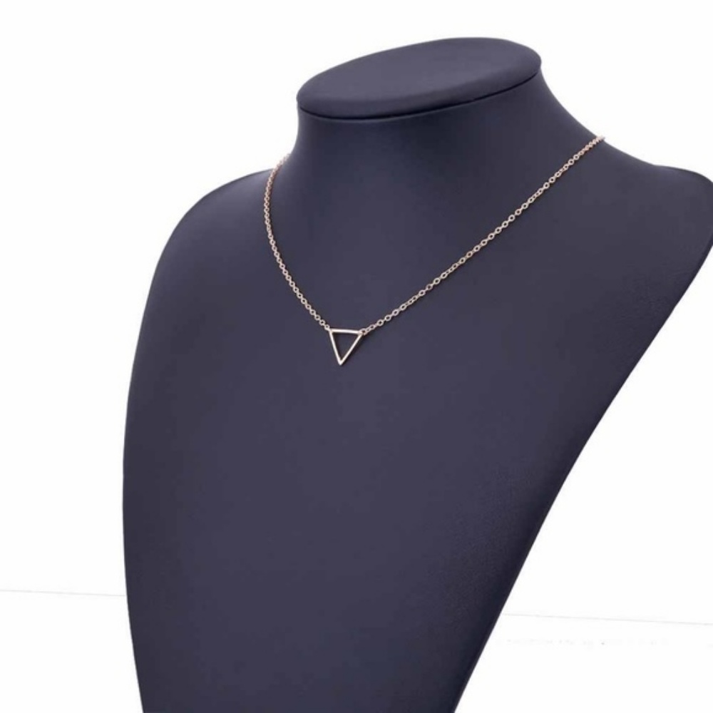 ❤️ 3/$30 Dainty Triangle Necklace - Picture 3 of 6